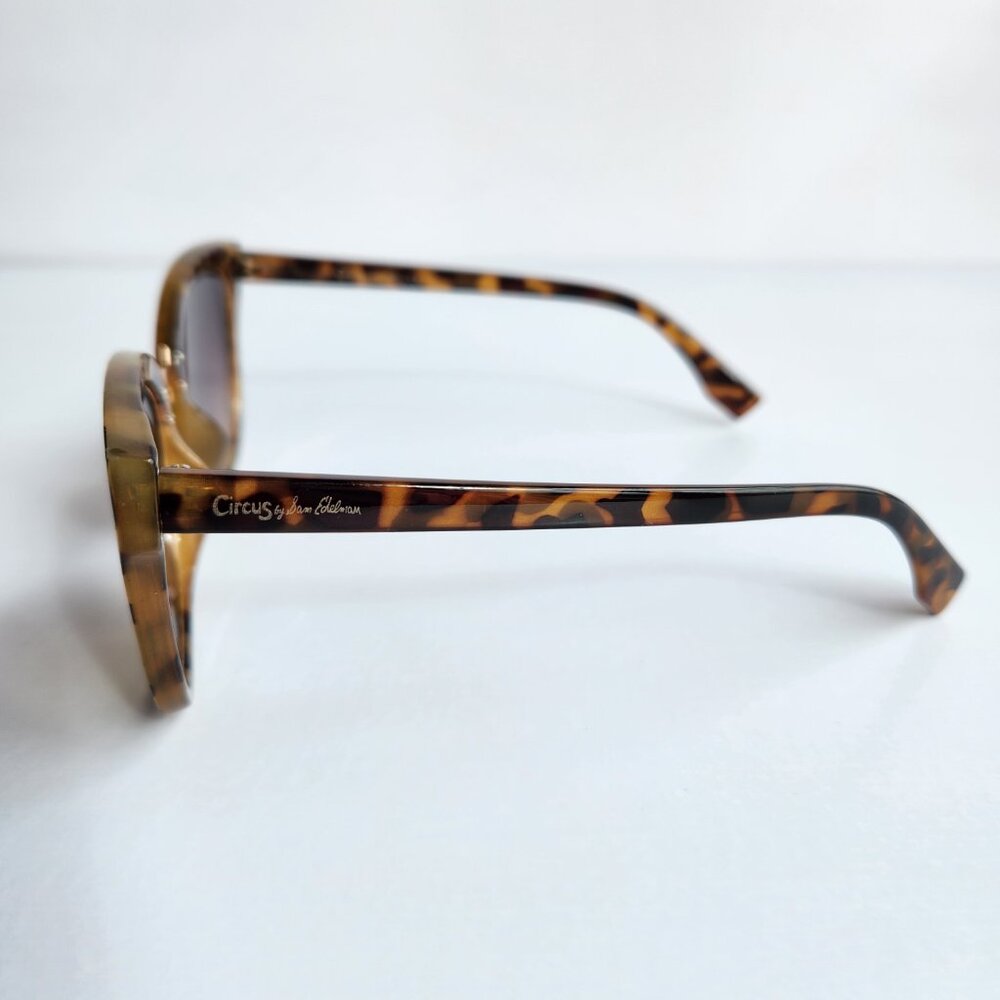 Circus by Sam Edelman Tortoise Shell Cat-Eye Frame Sunglasses Gradient Lenses - Picture 3 of 10